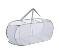 CHICIRIS Panier à Linge Pliable avec Conception à 3 Compartiments (GREY)