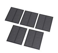 CHICIRIS Panneau Solaire composé de 5 Cellules Monocristallines en Silicium de 0,5 W à Haut Rendement de Conversion, pour Petits Appareils électroniques et Projets solaires.