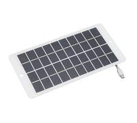 CHICIRIS Panneau Solaire, Panneau de Charge Solaire Portable en Silicium Polycristallin, Sortie 10 W 5 V de Type C, Résistant aux Intempéries IP65 pour la de la sécurité du Chargement du Téléphone,