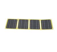 CHICIRIS Panneau Solaire Pliable Portable 40W, Charge Monocristallin Efficace pour Camping Randonnée Voyage ETFE étanche Jaune