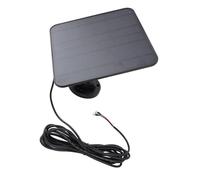 CHICIRIS Panneau Solaire pour Sonnette Vidéo, 6 V 5 W avec Câble de 9,8 | Silicium Monocristallin, Support Réglable à 360 °, Compatible avec la Sonnette Vidéo Ring 2/3/4, Chargeur de Caméra