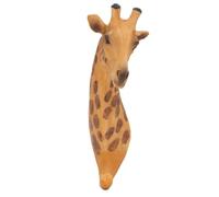 CHICIRIS Patère en Forme D'animal, Design Antique, Cintre Décoratif pour la Maison, le Salon, en Résine et en Fer, 1 Paquet (Girafe)
