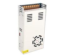 CHICIRIS Pilote D'alimentation DC12V, Adaptateur de Commutateur Durable à Haute Résistance D'isolation pour Affichage LED, Radio CCTV, Alliage D'aluminium (S-600-12 (12 V/50 A/600 W) AC110/220 V ± 15)