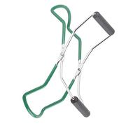 CHICIRIS Pince à Bocal en Acier Inoxydable, Support de Plateau Antidérapant Multifonctionnel avec Poignée Anti-brûlure pour Bocaux en Verre, Canettes Standard (GREEN)