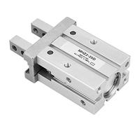 CHICIRIS Pince Pneumatique, Conception D'alésage de 20 Mm | Construction en aluminium de haute qualité, résistant à la corrosion, fonctionnement fluide, étanchéité précise, double effet