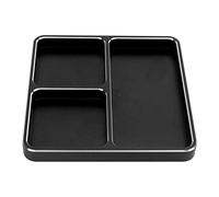 CHICIRIS Plateau à Vis RC en Alliage d'aluminium, Organisateur de Pièces, Plat 3,9 X 3,9 X 0,4 Pouces pour Télécommande de Voiture, Bateau, Avion, Réparation, Rangement de Taille Manuelle pour Vis,