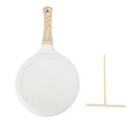 CHICIRIS Poêle à Crêpes, Poêle à Tortilla Antiadhésive avec Poignée Ergonomique pour la Cuisine Maison, Alliage D'aluminium Plat, 1 unité