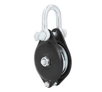 CHICIRIS Poulie à Crochet Pivotant en Acier allié, capacité de Charge Durable de 0,4 T pour une Utilisation Marine et des Applications Industrielles