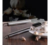 CHICIRIS Presse-ail Ergonomique, Hachoir, Outil Manuel Antirouille pour une Cuisson Tracas, 6,3 Pouces X 1,57 Pouces