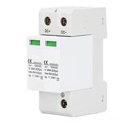 CHICIRIS Protecteur de Surtension CC 1000V 40kA, Parafoudre PV pour (2P) | Dispositif de Protection contre les Surtensions 2P 40kA DC, Parafoudre PV 1000V. Boîtier Ignifuge, Montage sur Rail DIN.