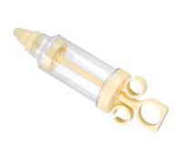 CHICIRIS Seringue à Douille pour Biscuits avec 8 Buses pour Décoration de Gâteaux, Outil de Cuisson Sain et Réutilisable pour la Cuisine à Domicile, Boulangeries, Couleur Crème (【34380】Pistolet de