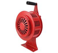 CHICIRIS Sirène à Manivelle 125dB Volume Réglable (Rouge) | Alliage d\'aluminium étanche, manuel d\'urgence, alarme sonore portable
