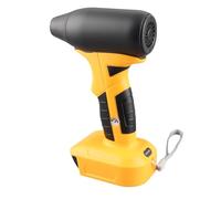 CHICIRIS Souffleur à Air comprimé sans Fil 18 V, Duster Portatif à Moteur sans Balai 130000 Tr/min avec 4 Vitesses pour Nettoyage de Voiture et Utilisation Extérieure (YELLOW)
