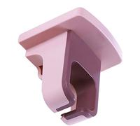 CHICIRIS Support Mural pour Sèche-Cheveux avec Un Design élégant, Rangement Auto-adhésif sans Perforation pour Salle de Bain et Salon de Coiffure, Matériau ABS Durable (Pink)