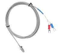 CHICIRIS Thermocouple à Vis M8 de Type K, Capteur de Température avec Câble D'extension pour Machines en Plastique, Textile, Industrie Alimentaire, Réponse Thermique Rapide de 0 à 400 ℃ (ou)