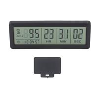 CHICIRIS Timer des Jours de Compte à Rebours, Jours Numériques du Nombre Numérique à la Baisse avec Un Grand Affichage, Un Stand, Un Aimant, Un Matériau ABS, pour la Retraite de Vacances (Black)