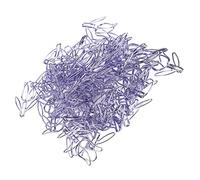 CHICIRIS Trombones, Pinces à Signets en Métal en Forme de Fleur Violette, 50 Pièces pour Cahier d'école de Bureau, Design Mignon 1.54x1.18in
