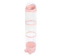 CHICIRIS Tube de Rangement pour Animaux en Peluche, Organisateur de Jouets en Peluche Transparent de Grande capacité avec des Couleurs Vives, pour Salle de Jeux, Chambre à Coucher, Salon (PINK)
