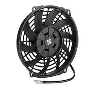 CHICIRIS Ventilateur de Refroidissement 24 V 9 ''Ventilateur à Condensateur de Voiture Universel ABS Lame Incurvée Ventilateur de Refroidissement électrique AC à Faible Bruit Installation Facile
