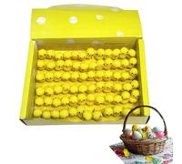 Chick Easterr | 3x1.5cm Realistic Chicks Easter Decorations - Convenient To Store Seasonal Decor Miniature Soft Chicks Set Of 72 For Kids Home Easter Basket Stuffers Parties Decorations