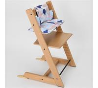 Chickwin Coussin Chaise Haute Bebe, Coussin de Chaise Haute Bébé Lavable en Machine Accessoires de Chaise Haute pour un Soutien Renforcé et un Confort Optimal (Graffiti,45 * 27)