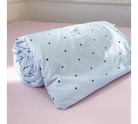 Chickwin Couverture d'Été Matelassée 4,5 Tog, Couvre-Lit Réversible à Motif Élégant en Coton Douce, Dessus de Lit Léger Respirant, Idéal pour Lit 1 Personne, 2 Personnes (Bleu et Rose,150x200cm)