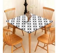 Chickwin Nappe Carrée avec Bord Élastique Noir Simple (Noir 6,170x170cm)