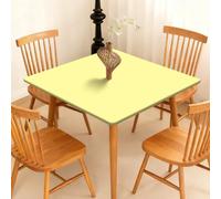 Chickwin Nappe Carrée Élastique Impermeable (Jaune pâle,170x170cm)