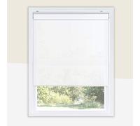 Chicology Snap-n '-Glide Cordless Roller Nuances, Urban White (Light Filtering), 35" W X 72" H