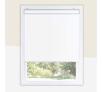 CHICOLOGY Stores à Rouleau - Stores de fenêtre sans Fil occultants Byssus Blanc, 73,7 x 183 cm (l x H)