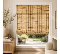 CHICOLOGY Stores en Bambou, Stores Romains pour fenêtres, Stores Romains pour fenêtre et Maison, Stores en Bambou pour terrasse, Stores et ombrages, Pare-Soleil de fenêtre, 99,1 x 162,6 cm (l x H)