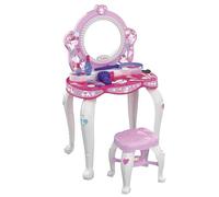 Chicos - Coiffeuse Enfant Fille Top Star | Jeu d'imitation | Coiffeuse avec Miroir et Tabouret Jouet | 12 Accessoires (87398)