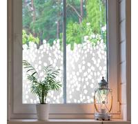 ChicSkin Fleur Film Occultant Fenêtre Electrostatique Vitre Bon Intimité, Translucide Film pour Anti UV Dépoli pour, Maison fenêtre Salle de Bain Décoration en Verre, Feuille 150x58CM