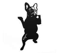 Chien bulldog à suspendre - noir