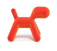 Chien Puppy S velours LxWxH 45x27x37cm
