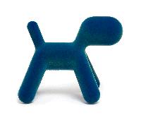 Chien Puppy S velours LxWxH 45x27x37cm