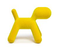Chien Puppy S velours LxWxH 45x27x37cm