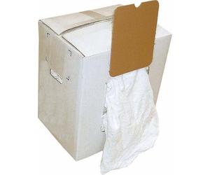 Chiffon blanc draps polycoton - carton distributeur de 10Kg KARZHAN - 17556