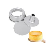 Chiffon Cake Baking Pan Quick Release Aluminium Round Cupcake Baking | Pot Baking Pans for Baking Cooking Kitchen pan Angel food cake pa