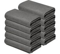 Chiffon de Nettoyage en Microfibre Épais 2026 - Réutilisable Non Pelucheux, Plusieurs Tailles et Quantités (5/10/15 pièces) pour Maison, Fenêtres, Miroirs, Verres et Voitures (10, 30*40cm)