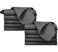 Chiffon de Nettoyage en Microfibre Épais 2026 - Réutilisable Non Pelucheux, Plusieurs Tailles et Quantités (5/10/15 pièces) pour Maison, Fenêtres, Miroirs, Verres et Voitures (10, 30*30cm)