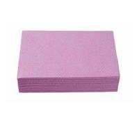 Chiffon - Lavette - Microfibre ménage - Entretien de la maison - Torchon - chiffon vitre - Ménage - Lavette non tissée ajourée - 35x50cm - Sachet de 25 - Rose