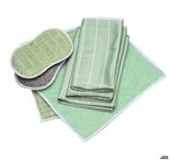 Chiffon Microfibre Bambou 6 pièces Pour Nettoyer Lustrer Vitres Plan de Travail Plaque Induction Vaisselle Voiture