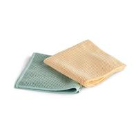 Chiffon microfibre en fibres recy s, pack de 2