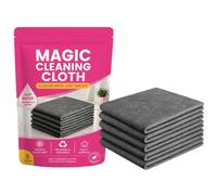 Chiffon Microfibre Nettoyant 5 Pièces Lingettes Sans Traces Non Pelucheuses
