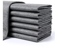 Chiffon Vitre sans Trace Professionnel, 10 Pièces Chiffon de Nettoyage en Microfibre Réutilisable pour Fenêtre (ferreux-10)
