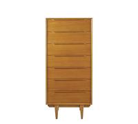 Chiffonier vintage 7 tiroirs 55x120.5x38cm Marron