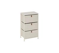 Chiffonnier 3 tiroirs Tissa beige