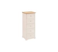 Chiffonnier 5 tiroirs Mohea ivoire