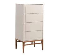 Chiffonnier beige et noyer